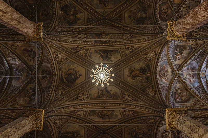 Ceiling of S. Lorenzo Cathedral in Perugia